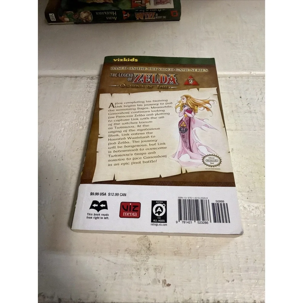 Legend of Zelda Manga 3-Book Set Ocarina of Time 1 & 2 + Majora's Mask VIZ Media